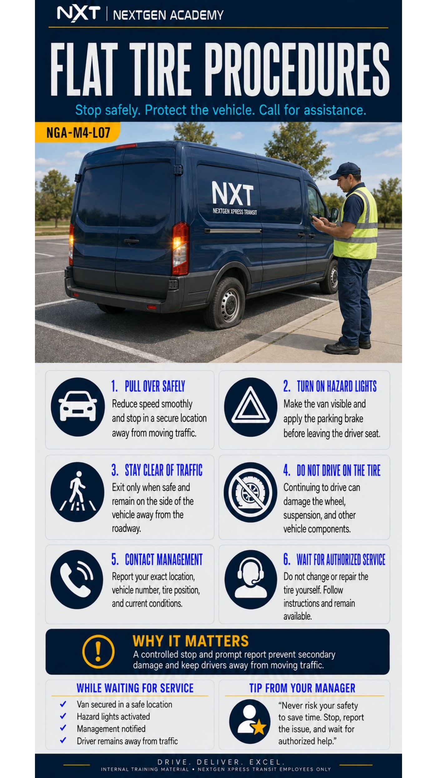 Flat Tire Procedures